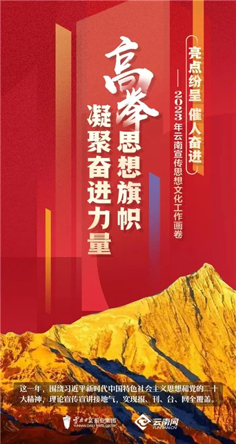 海报1 | 亮点纷呈 催人奋进 2023年云南这样书写宣传思想文化工作答卷