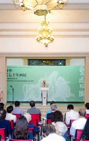 “姚钟华从艺七十年画展”在云南美术馆展出至8月15日