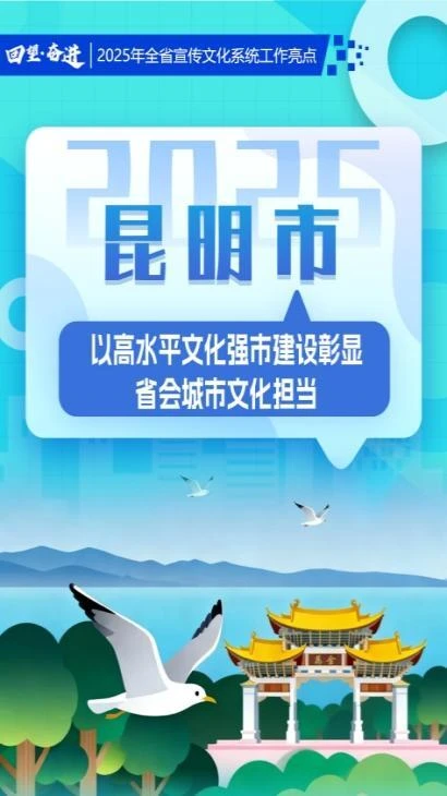 【回望·奋进】昆明市：以高水平文化强市建设彰显省会城市文化担当